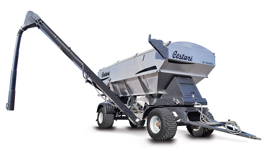 Posición de descarga (carga a sembradora)